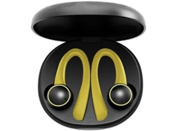 Auriculares Bluetooth True Wireless (in Ear - Microfone - Noise Cancelling - Amarelo)