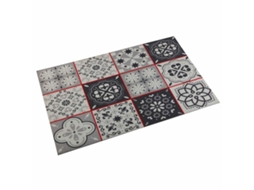 Tapete de Rato Versa Mosaico Cinzento Cozinha Poliéster (50x2x80 cm)