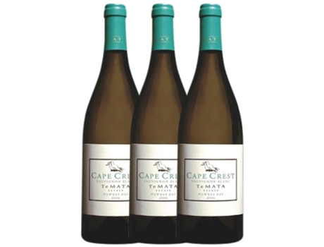 Te Mata Cape Crest Sauvignon Branca Hawkes Bay 75 cl (Caixa de 3 unidades)