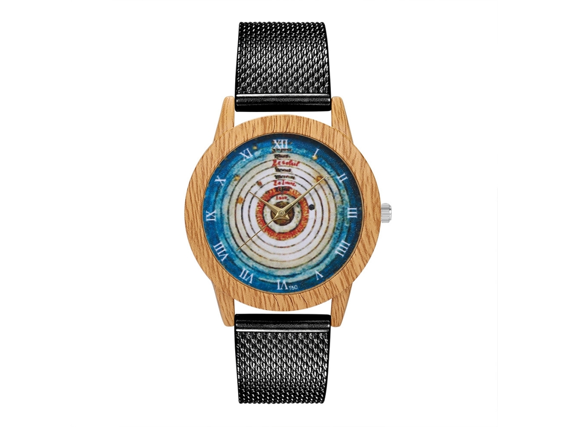 Relógio de quartzo unissex Zhoulianfa com pulseira de silicone, mostrador preto casual.