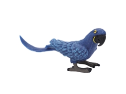 Primerox modelo de Arara Azul Realístico Brinquedo Educativo Decoração Ambiental Presente Pvc