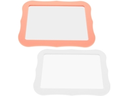Espelho magnético multifuncional com 2 peças para guarda-roupa, 12,7 x 17,8 cm, vidro Ps E Ganho