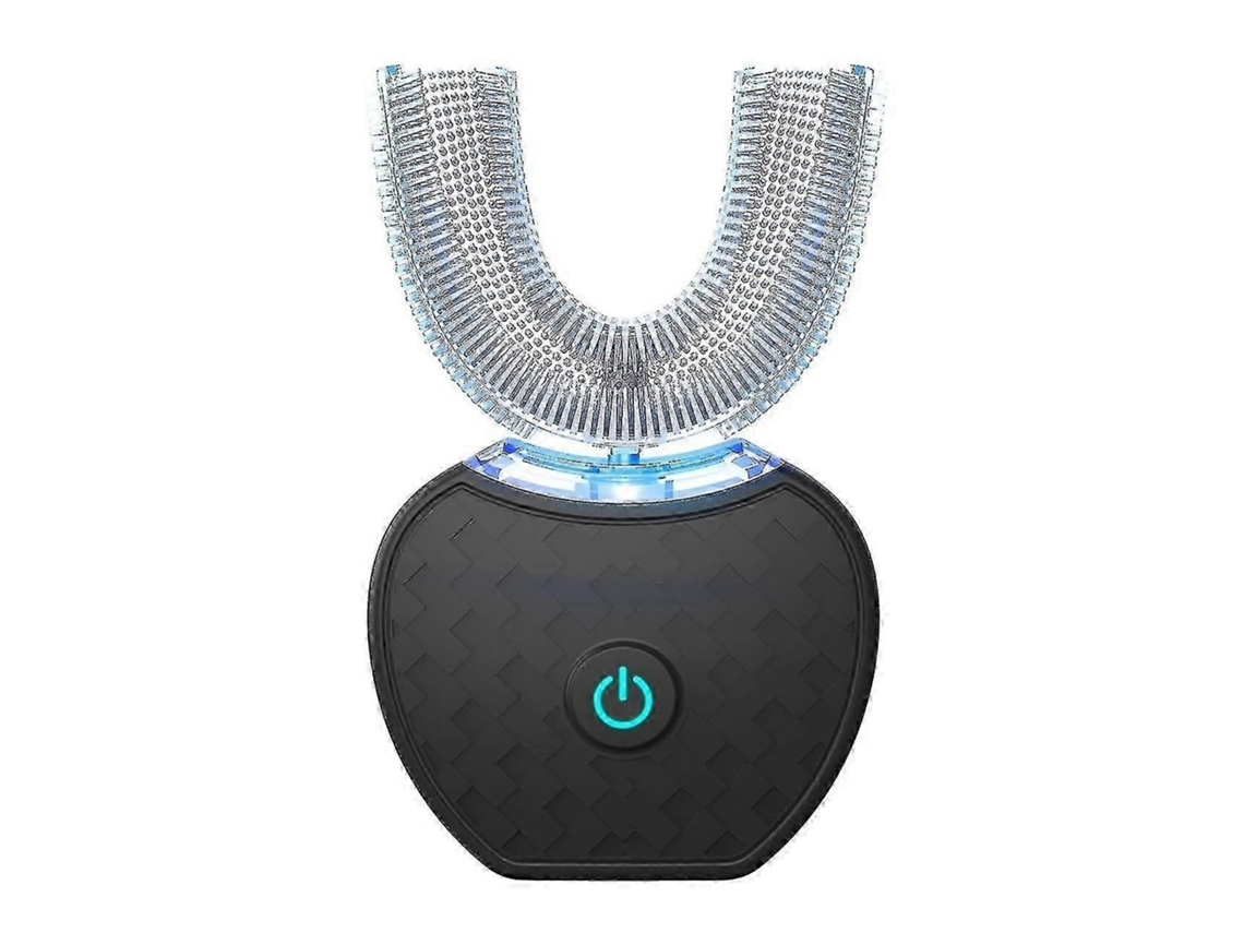 Escova De Dentes Elétrica Em Forma De U 360 Escova De Dentes Automática (preto)