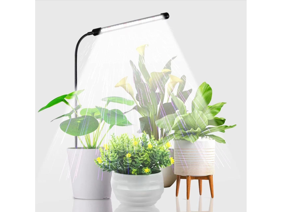 2026 luz Led para Plantas Interiores com Timer 3/9/12h e 10 Níveis de Brilho Usb Vermelho/azul/5500k