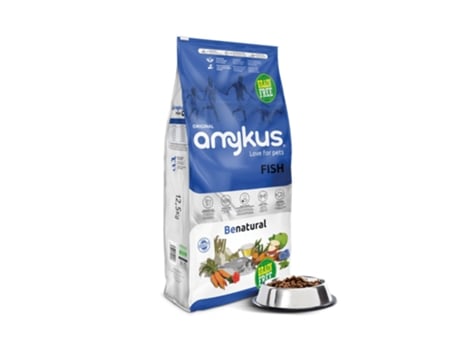 Atum sem grãos 12,5 kg Amykus Ração sem grãos para cães