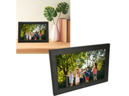 Porta-retratos digital Slowmoose de 12 polegadas com tela IPS HD e controle remoto multifuncional para casa, tomada australiana de 110-240 V
