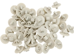 Conjunto de 50 clipes para moldura lateral Porta-Mold Vivaro, Movano, Trafic, Kangaroo, Primastar, Daily.