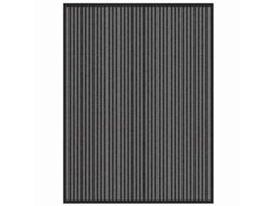 Maison Exclusive - Tapete De Entrada Preto 80 X 120 Cm Polipropileno