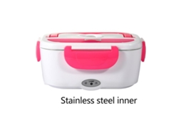 Lurelia Lancheira Elétrica Portátil, Inox, Rosa, Carro