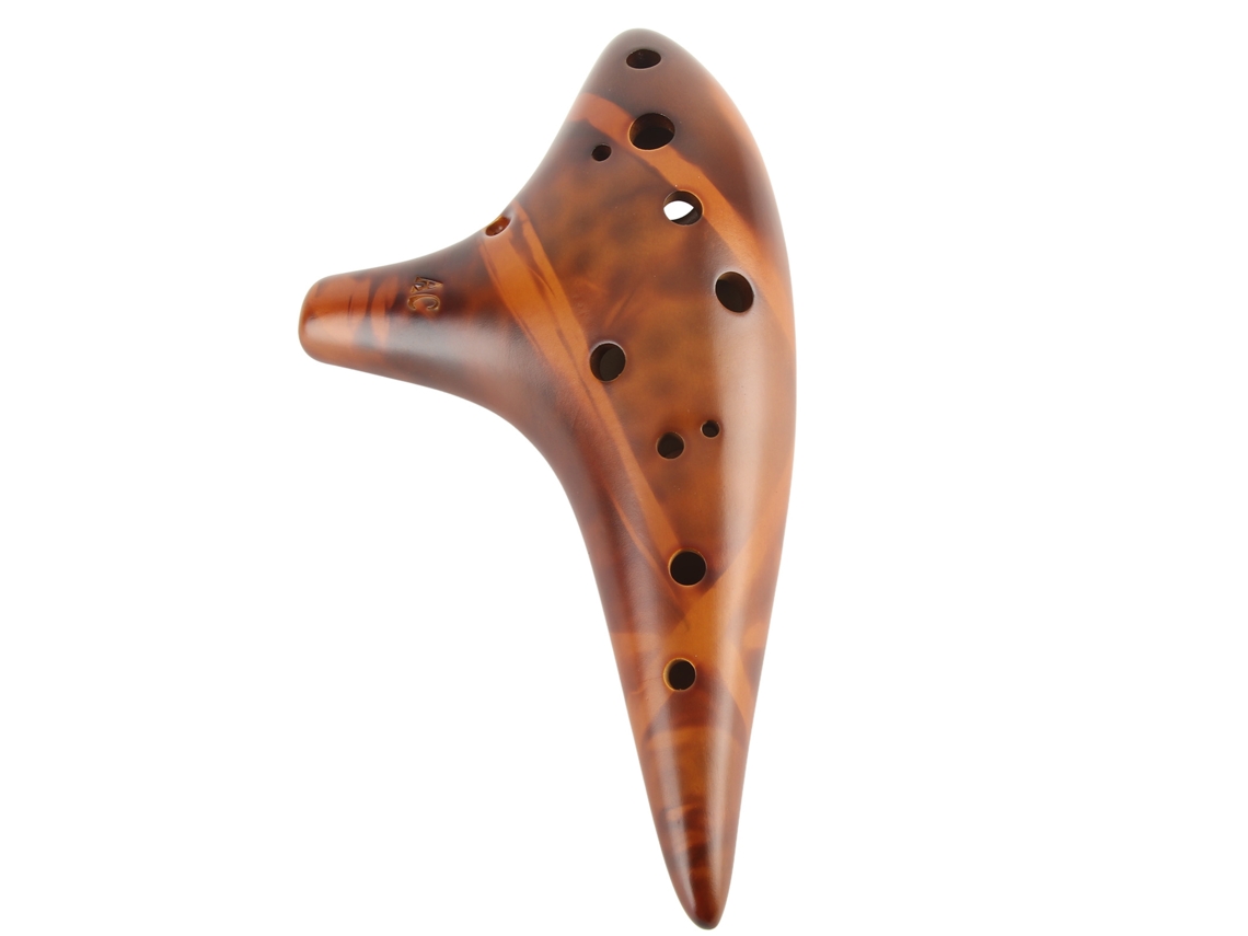 Rebe-ocarina 12 Buracos Alto C Instrumento De Viento Som Natural Fácil De Aprender Brinquedo Presente Para Educação Infantil