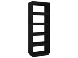 Book Cabinet, Book Cabinets Vidaxl Preto Madeira De Pinho (n/a)