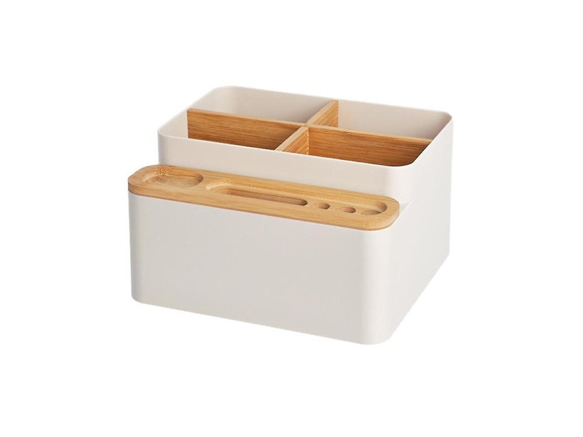 1pcs Caixa De Bambu Com Compartimentos Allinless