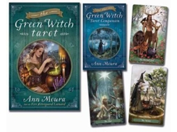 Livro The Green Witch Tarot de Ann Moura (Inglês)
