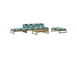 Garden Lounge Set, Garden Lounge Sets Vidaxl Marrom Madeira De Pinho Impregnada (n/a)