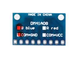 Kit de Módulos LED Azul de Cátodo Comum sem Pinos para Breadboard, Impressora 3D, MCU ARM 3-24V S/MARCA