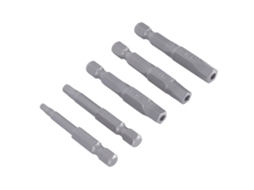 Conjunto De 5 Brocas Magnéticas Hexagonais Para Parafusadeira Com Pontas Duráveis -aquaforge