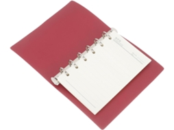 Pasta De Metal Healvian Com 6 Argolas E Fecho Pressão Removível, Capa Para Caderno Com Refil De 80 Folhas, Proteção Para