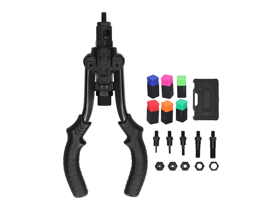 Ferramenta Manual De Remachamento De Porcas, Conjunto De Pistola De Remache Com Mandrins M3 M4 M6 M8 M10 M12