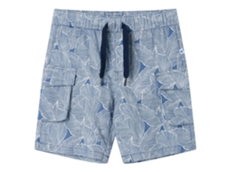 Calções De Criança Com Cordão Azul-escuro 116
