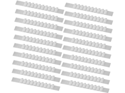Alipis 100 unidades de tiras antiderrapantes de silicone para armários de roupas, para uso doméstico e em guarda-roupas.