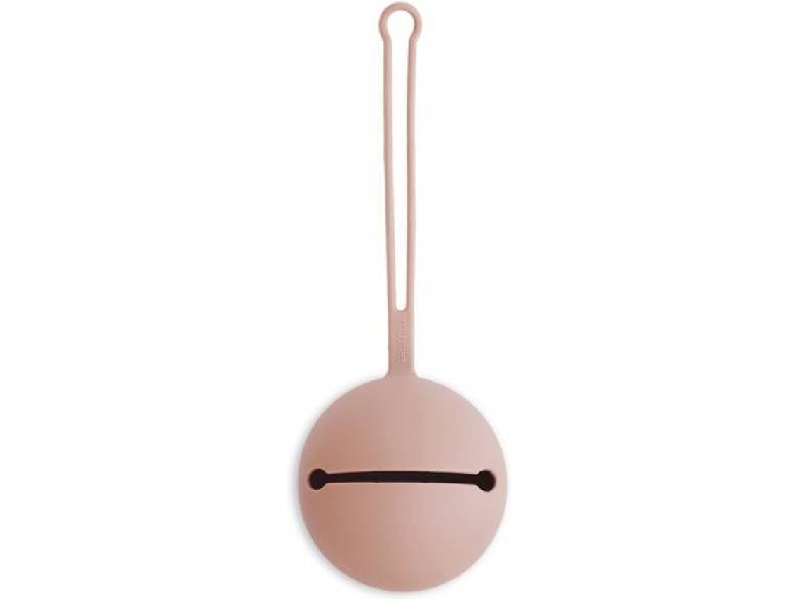 Porta chupetas Silicone MUSHIE Blush