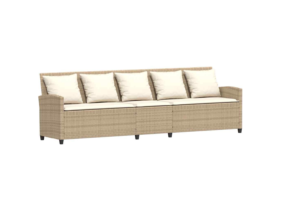 Garden Sofa, Garden Sofas Vidaxl Bege Rattan / Vime (n/a)