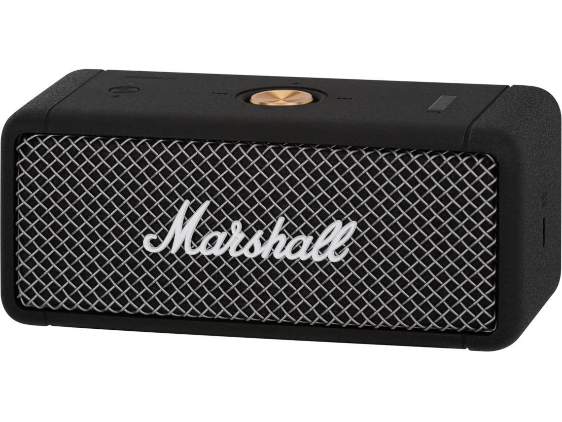 Coluna Bluetooth MARSHALL Emberton (Preto - 20 W - Autonomia: Até 20 h - Alcance: Até 10 m)