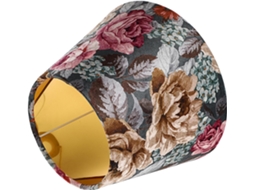 Tecido de Veludo com Estampa Floral para Abajur, Proteção para os Olhos, Decoração Elegante e Capa Protetora. SFUSHOS