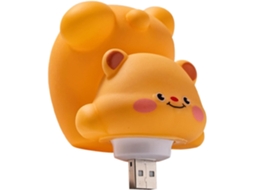 Luz Noturna Usb Dispositivo De Iluminação Em Formato Urso Ativado Por