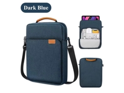 Bolsa Azul Para Laptop Tipo Mensageiro Para Macbook Air Pro M1 M2 Ipad 9 Brilvibera