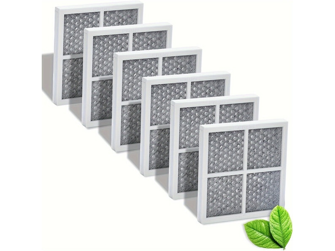 Lurelia Filtro De Ar Para Frigorífico, Pack 4/6 Peças, Compatível Com Lg Kenmore Lt120f, Kenmore Lt120f