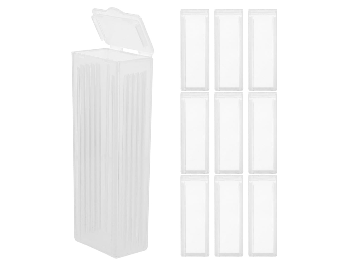Caixa Organizadora De Plástico Resistente E Leve Para 20 Slides.
