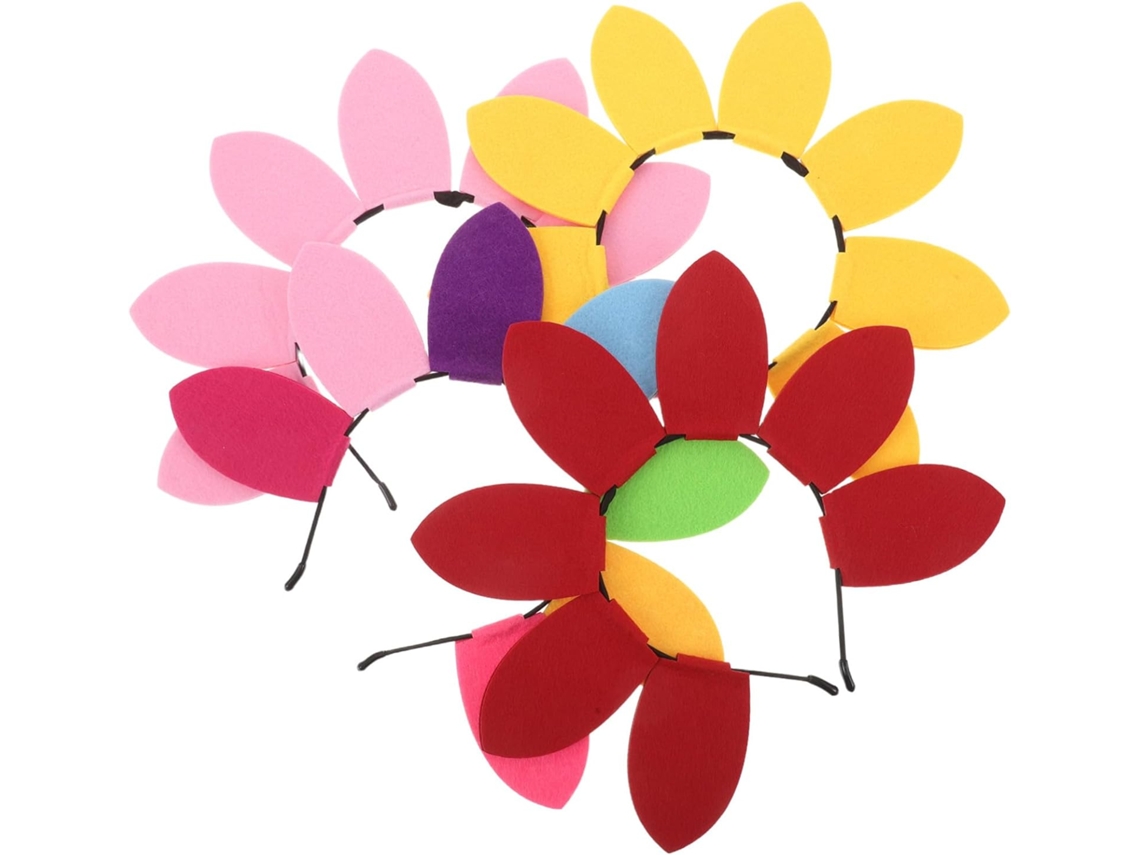 Tiara De Girassóis Com 4 Peças Para O Dia Dos Namorados, Acessório De Cabelo Para Mulheres E Meninas