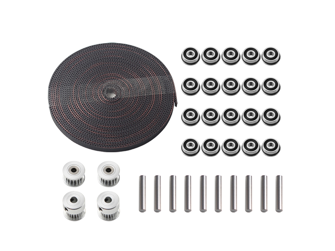 Kit De Movimento Zero G Mercury One.1 Com Correia 6m, Rolamentos De Alta Qualidade E Peças Para Impressora 3d