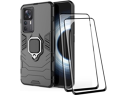 Capa Mi Ultra Tpupc Antichoque Vidros Para Xiaomi Xiaomi 12t/12t Pro/redmi K50 Ultra/k50 5g Hongwe. Com Anel De Suporte