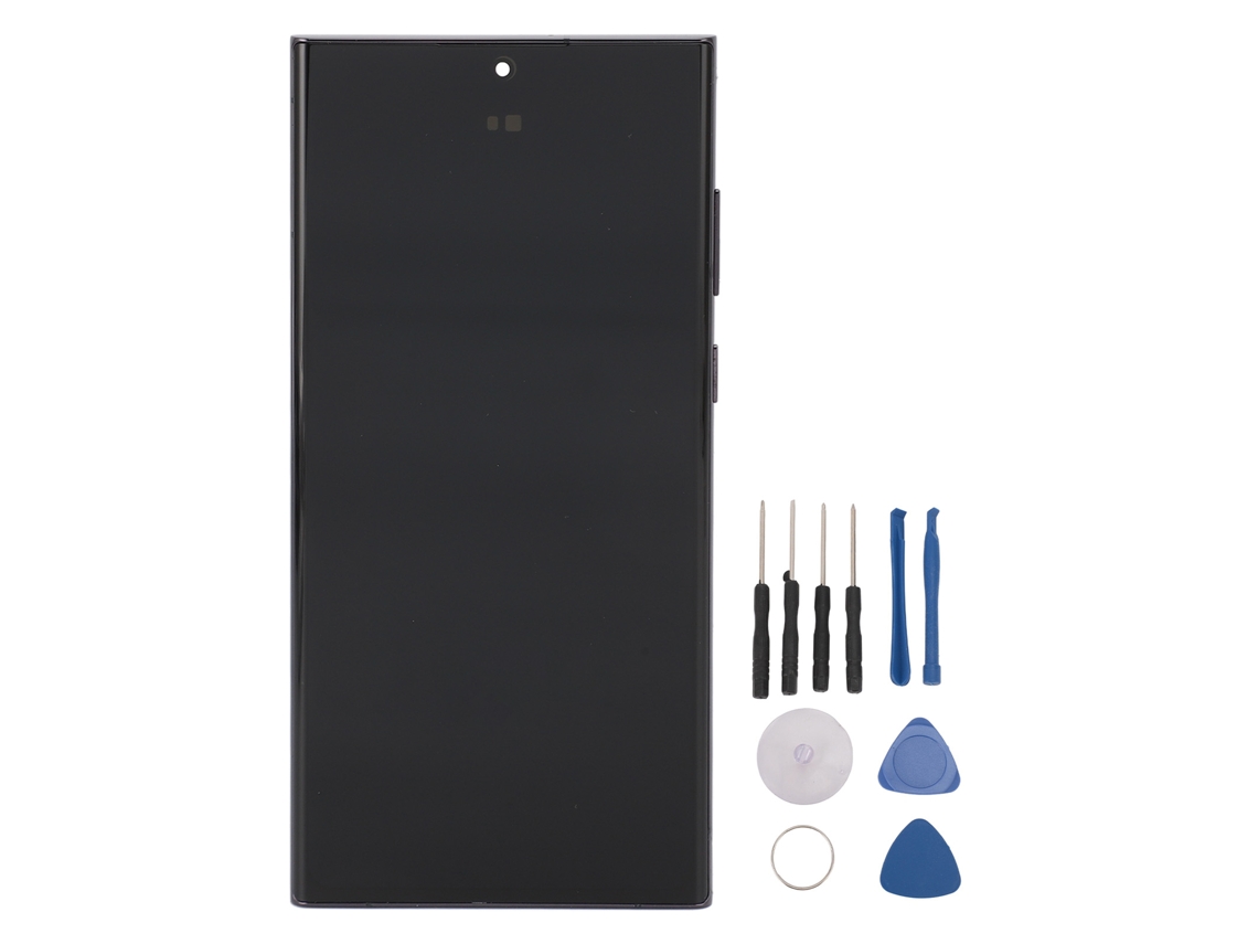 Montagem de tela OLED com moldura para Samsung S22 Ultra EOOCOO