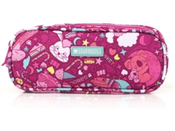 Estojo Triplo GABOL Toy (Rosa - 9 x 22 x 9 cm - 1.8 L - Poliéster)