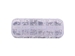 KOFIHETY Conjunto de anéis de vedação de borracha de 1,4-2,8 mm, 12 tamanhos para vedações de relógio, pequenos anéis de coroa para vedação à prova d'água.