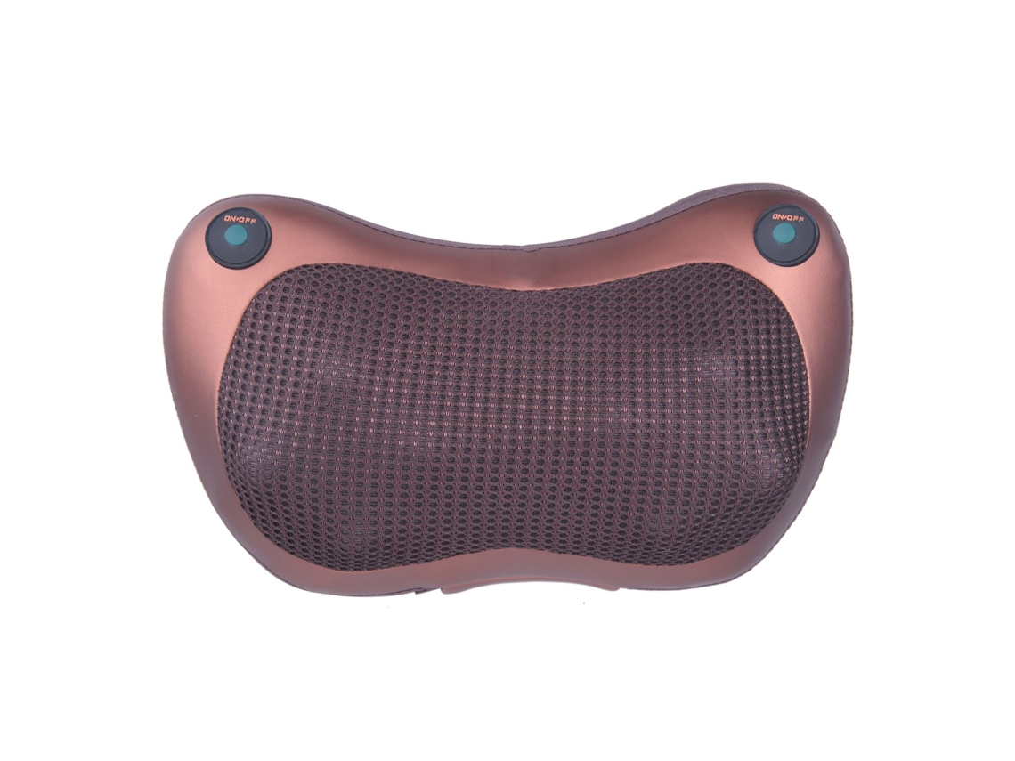 Almofada De Massagem Vinteky Shiatsu Com Função De Aquecimento Para Pescoço, Costas, Lombar, Escritório, Casa, Carro, Capa Macia Slowmoose