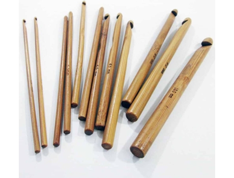 Agulha de Crochê WELCOMEYARN 9mm (Bambu - 3,6x18x1,5 cm)