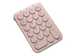 Teclado Numérico Sem Fio Bluetooth TAISHENGDA (rosa)