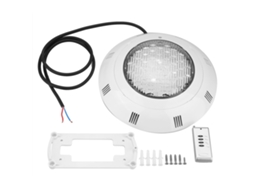 Lâmpada LED RGB subaquática para piscina 24W 12V com controle remoto IP68