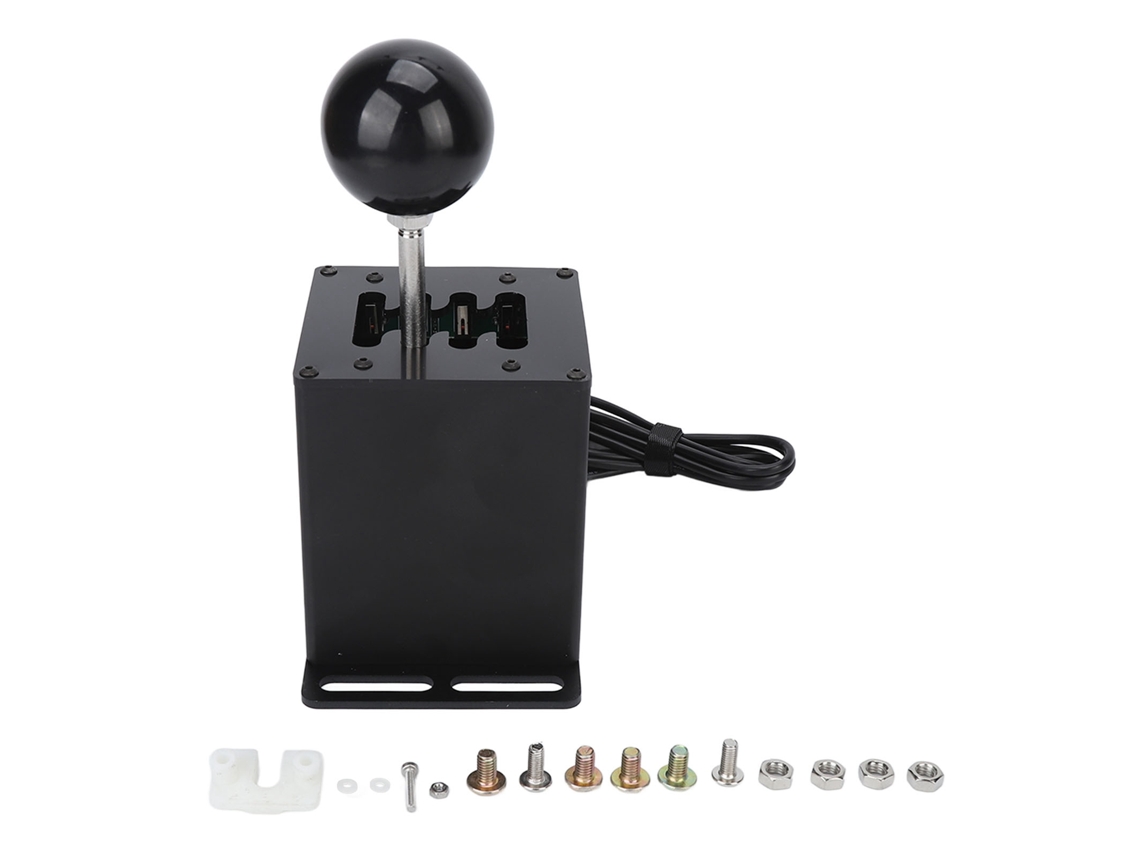 Simulador de câmbio USB 7+RH para jogos de corrida Ats, Ets, Dust e Wrc, compatível com PCs Logitech G29, G27, G25 e CHABERLU