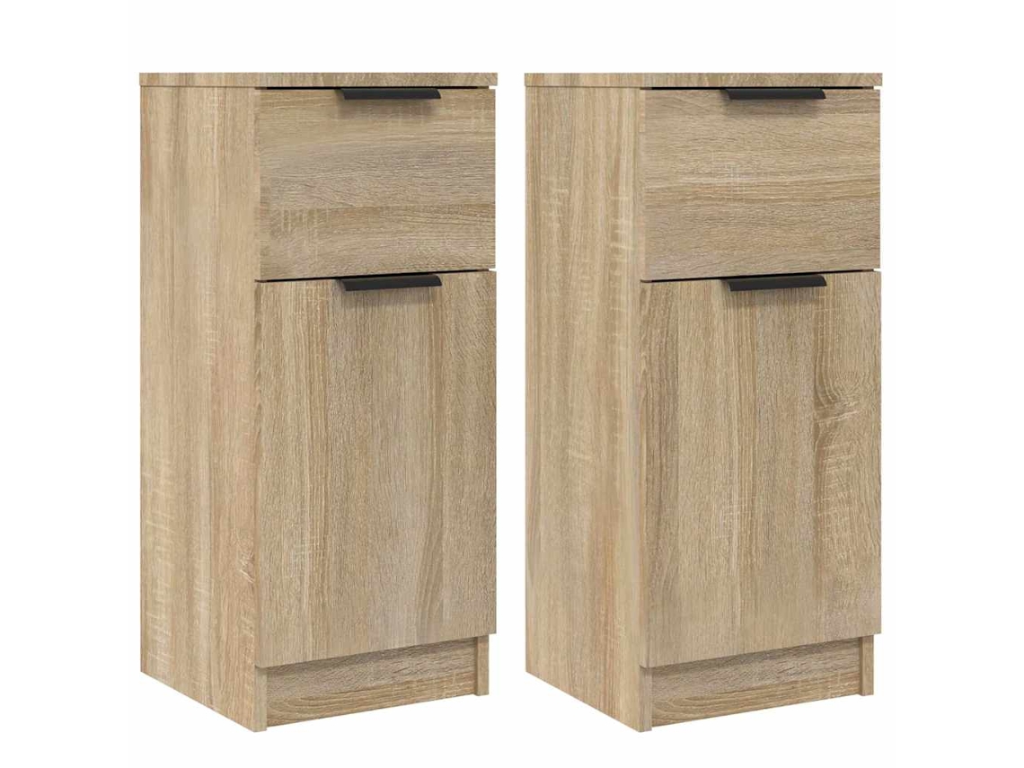 Sideboard, Sideboards Vidaxl Marrom Madeira Processada (n/a)