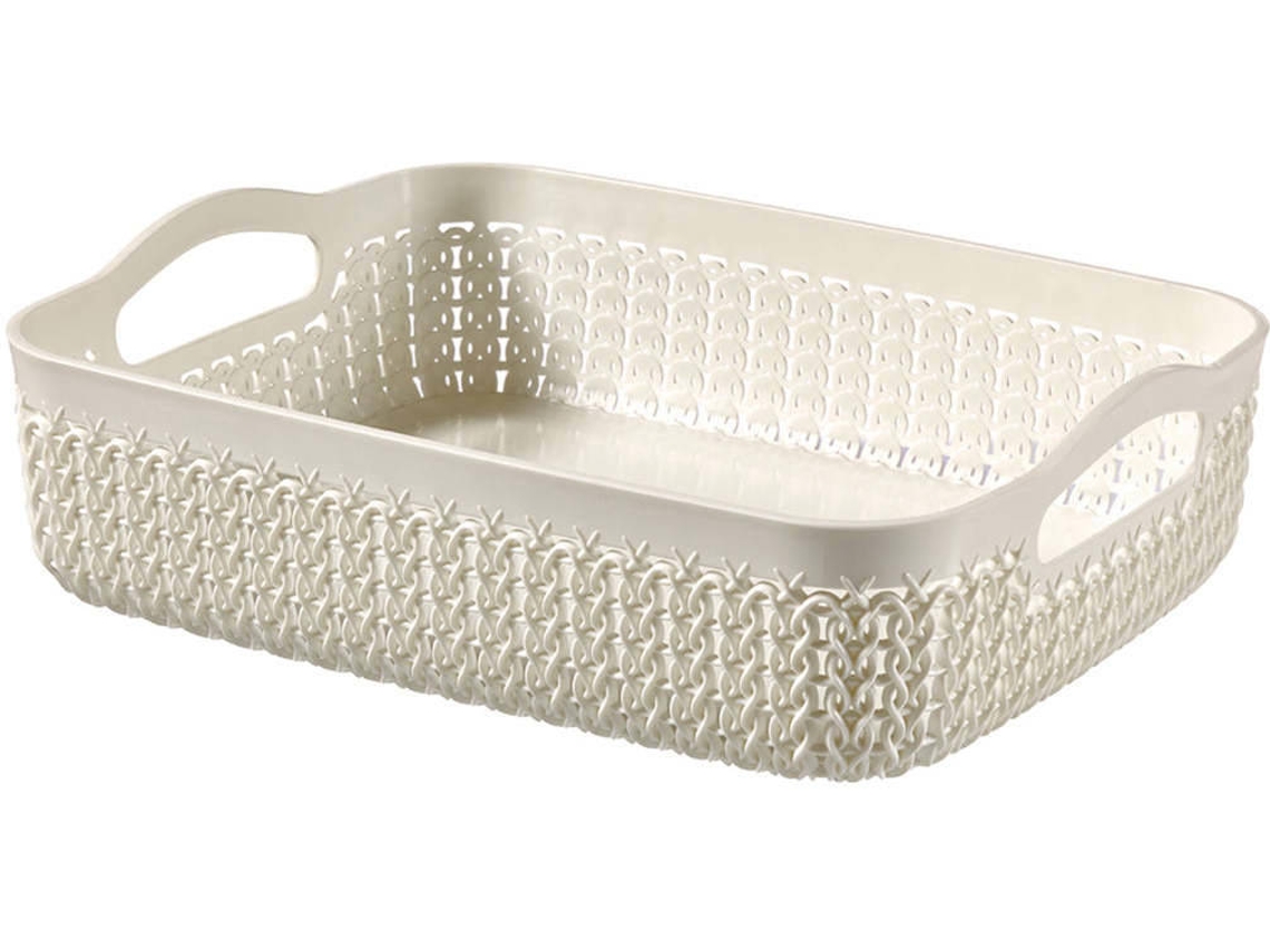Organizador CURVER Knit A5 (Bege - Plástico - 25.7 x 7.4 x 26.8 cm)