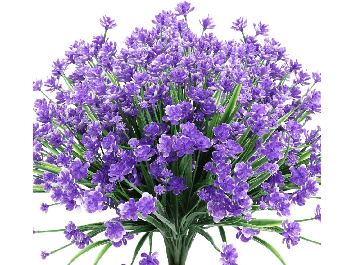 Flores Artificiais para Exterior, Resistentes a Uv, para Jardim AQUAFORGE