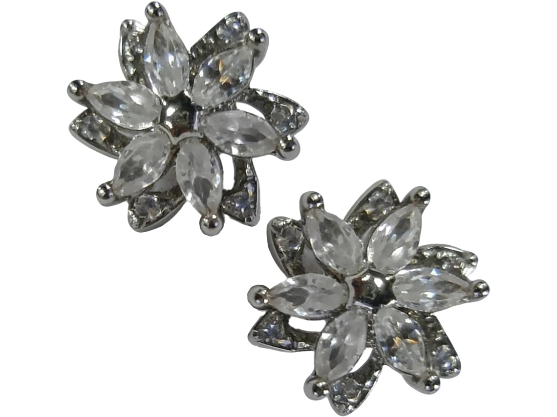 Pingente Para Fone De Ouvido Com Flor Gelo Brilhante Design Giratório Freeclip Cobre Galvanizado Materiais Resistentes