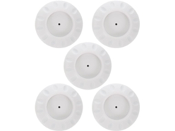 Conjunto De 5 Peças Fixadores Para Portas E Grades, Protetores De Parede Em Borracha Abs Para Segurança Portões