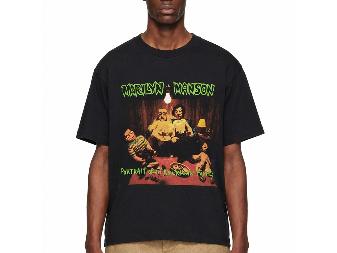 Marilyn Manson Portrait Of An American Family T-shirt Classic Unisex Adults Size:s
