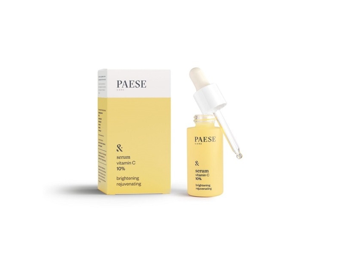 Paese Vitamina C Óleo Clareador Sérum, Concentração 10, 15 ml